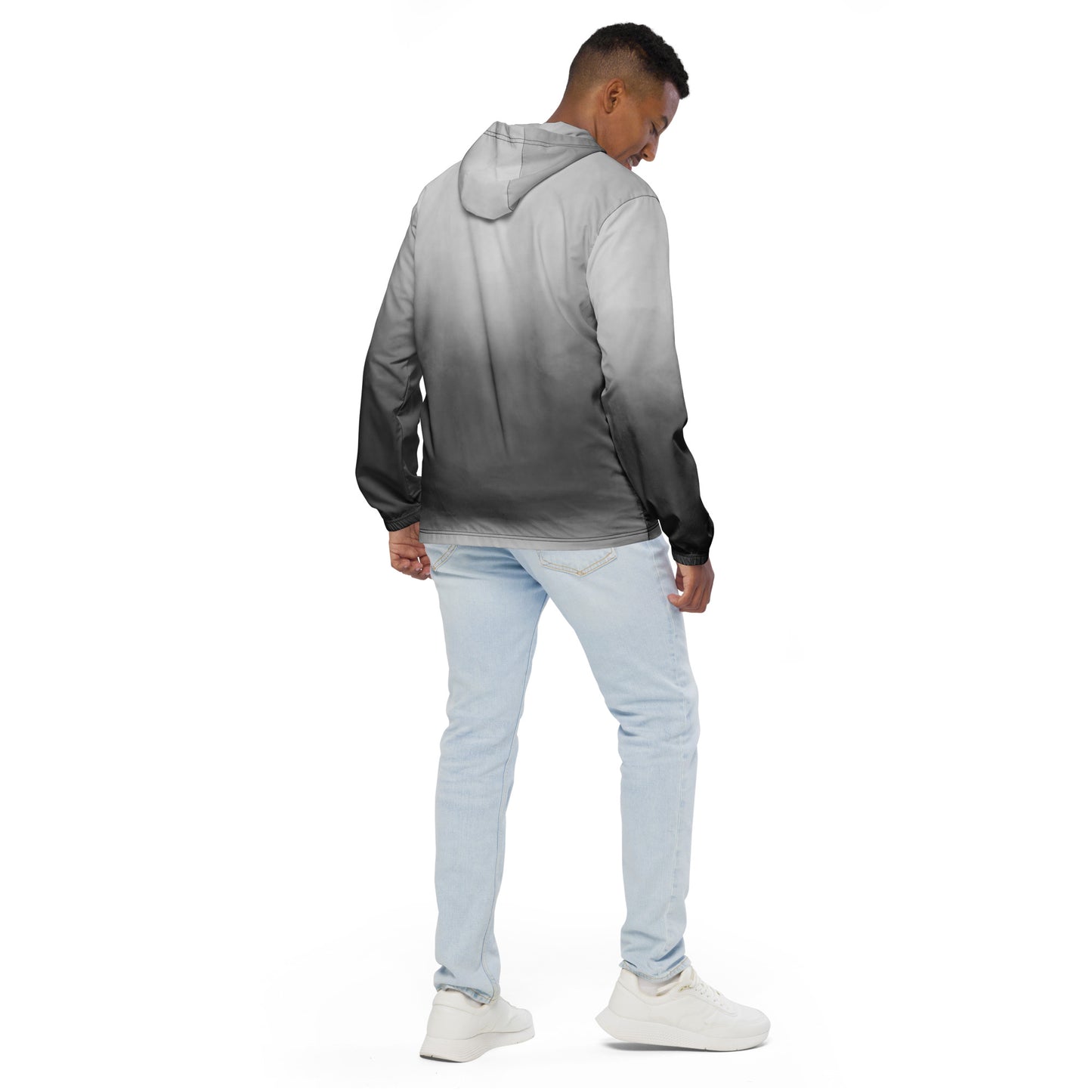 Men’s Grey Tracksuit Windbreaker