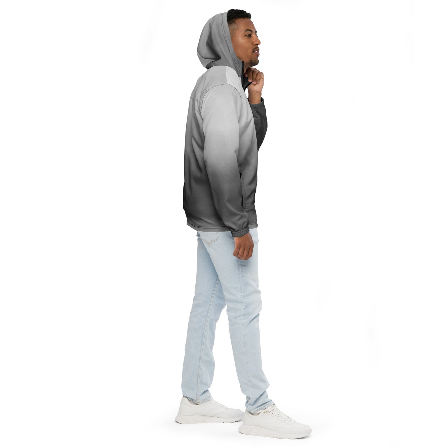 Men’s Grey Tracksuit Windbreaker