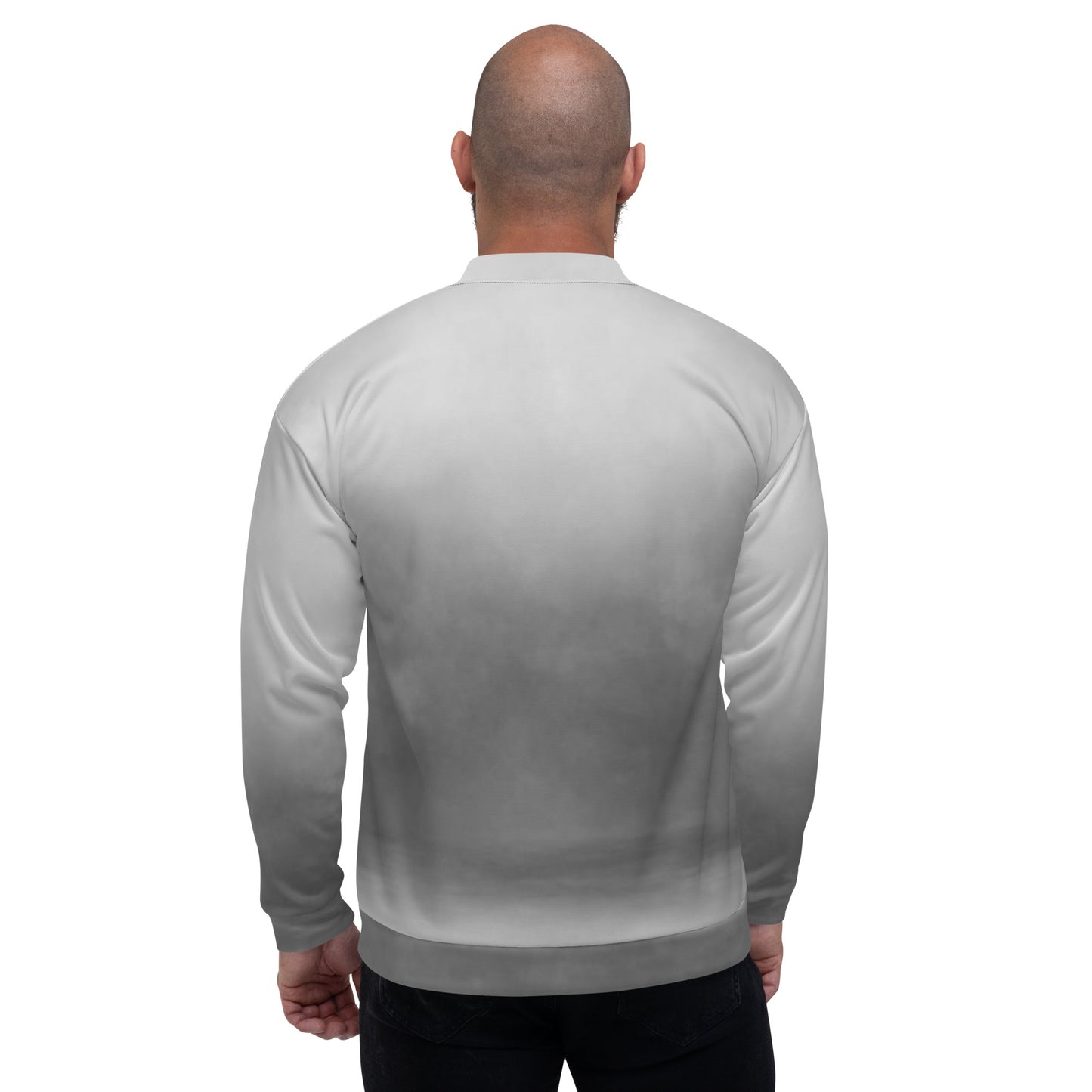 Men's Grey Bomber Jacket