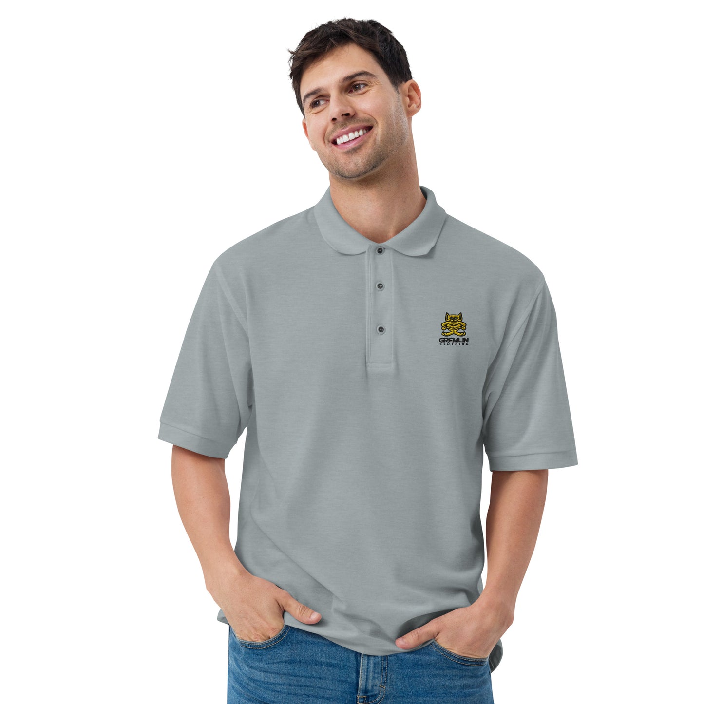 Men's Embroidered Premium Polo Shirt