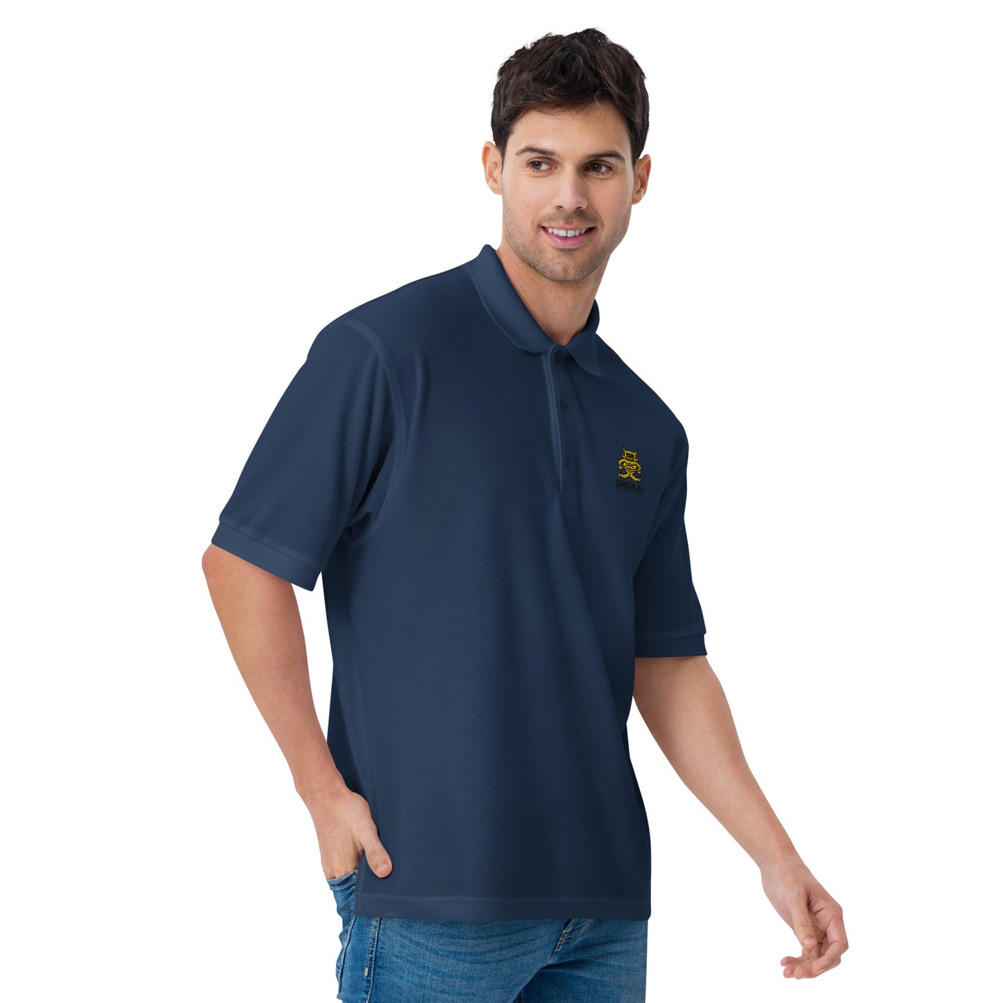 Men's Embroidered Premium Polo Shirt