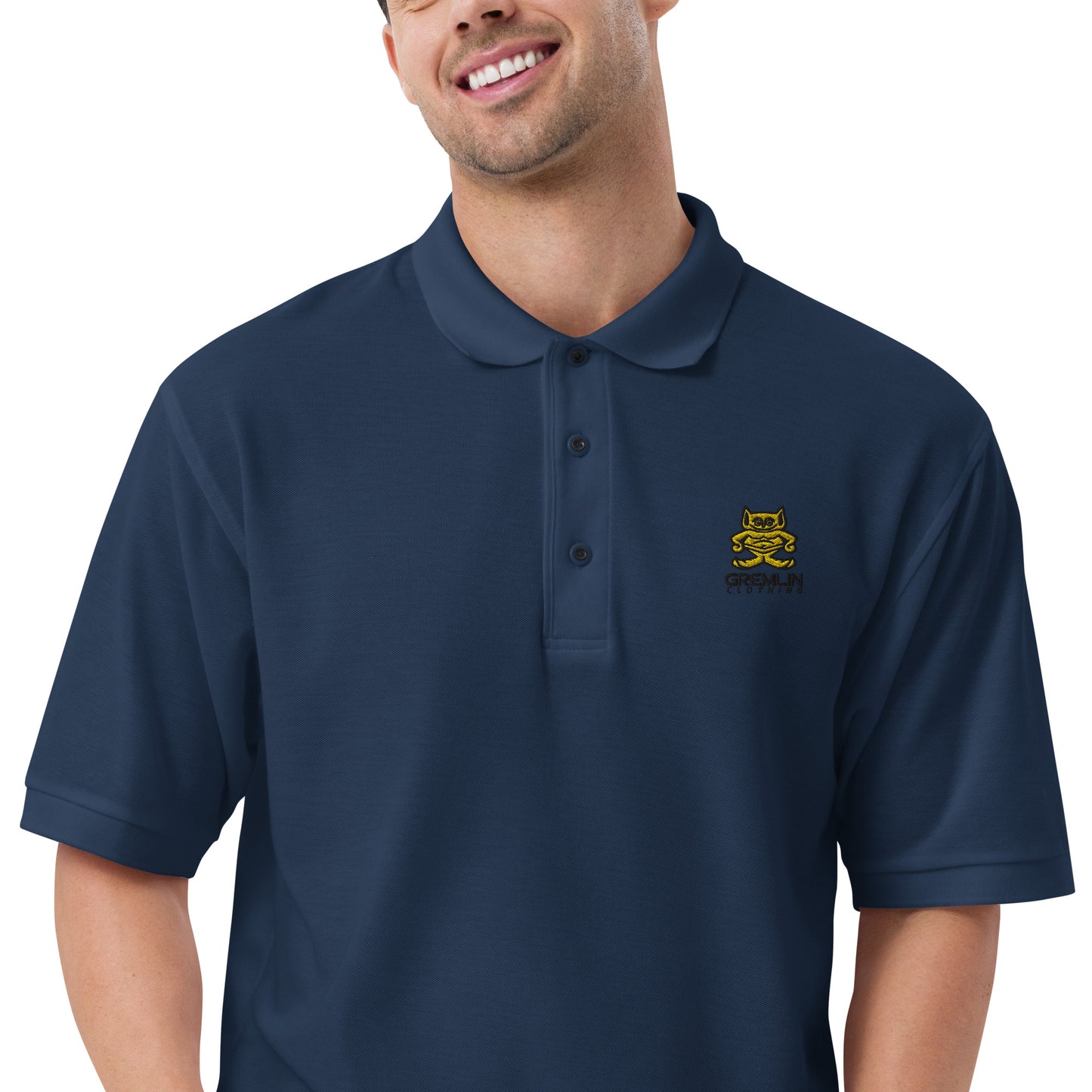 Men's Embroidered Premium Polo Shirt