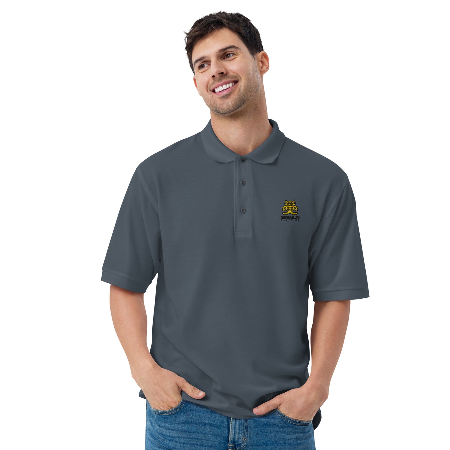 Men's Embroidered Premium Polo Shirt