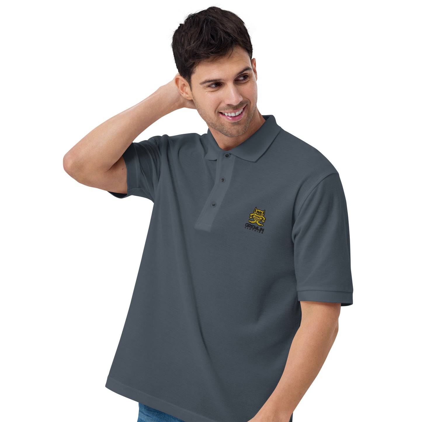 Men's Embroidered Premium Polo Shirt