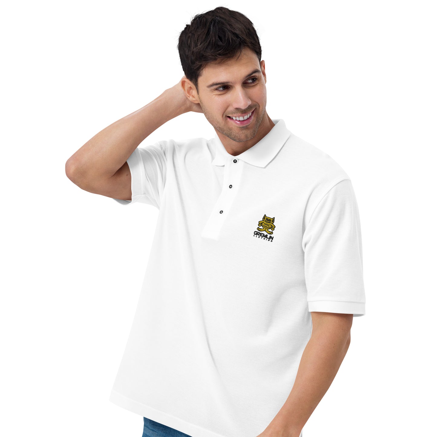 Men's Embroidered Premium Polo Shirt