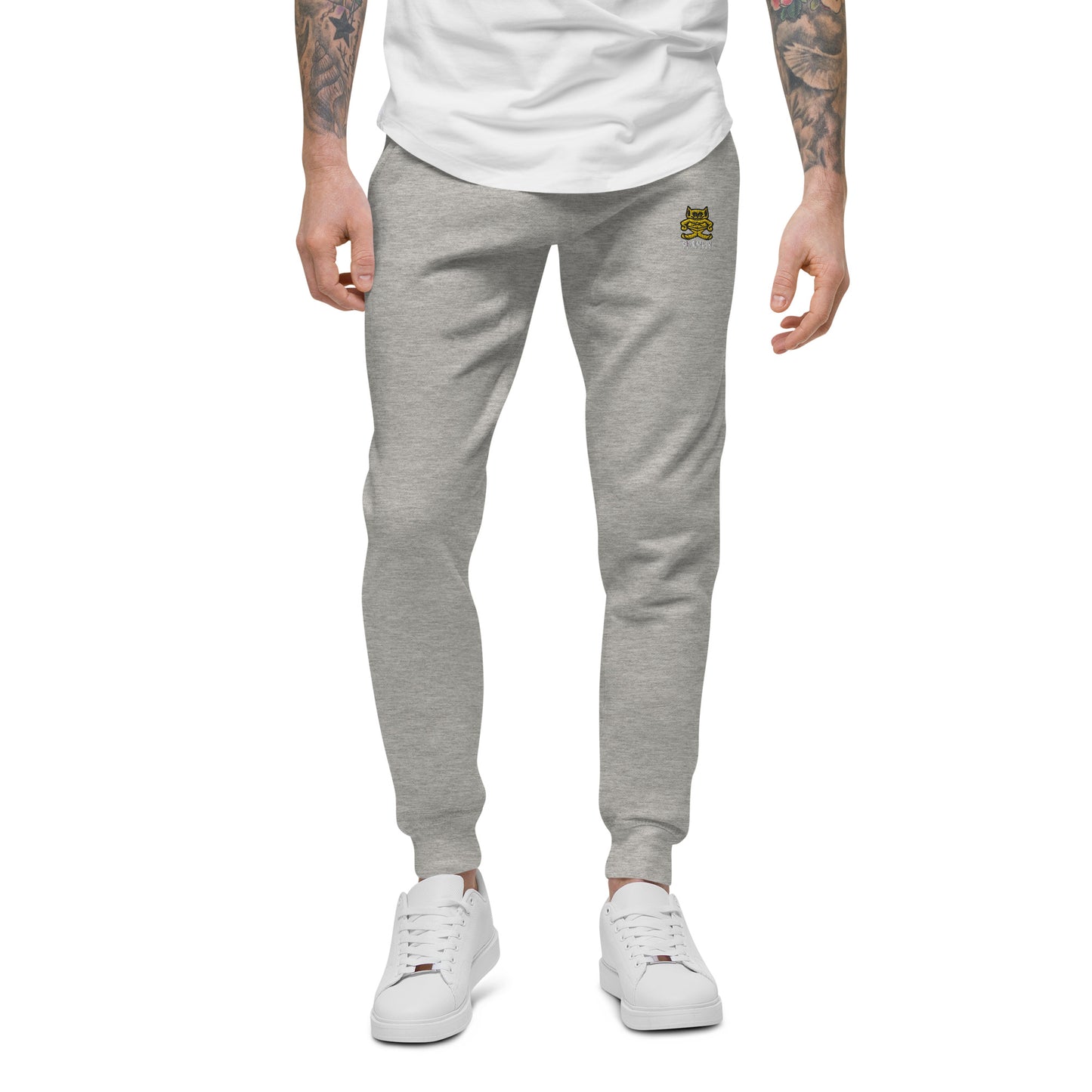 Men's Embroidered Fleece Joggers