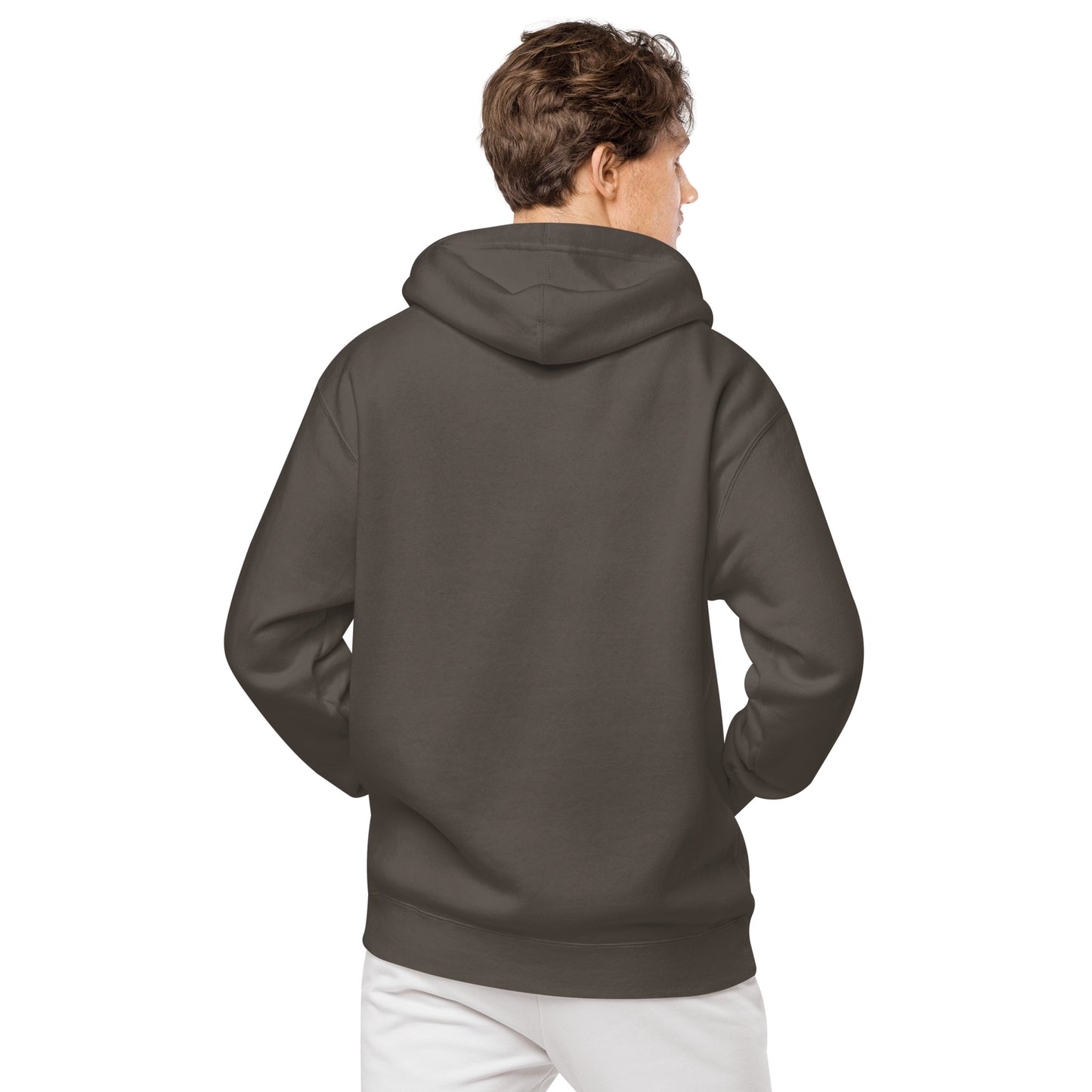 Men's Embroidered Pigment-dyed Hoodie