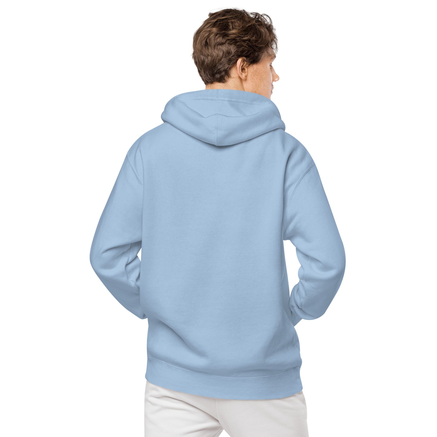 Men's Embroidered Pigment-dyed Hoodie