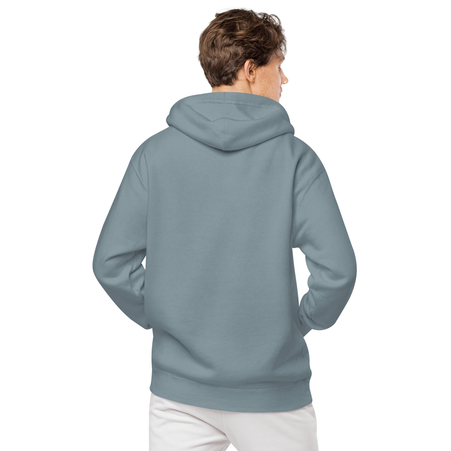 Men's Embroidered Pigment-dyed Hoodie