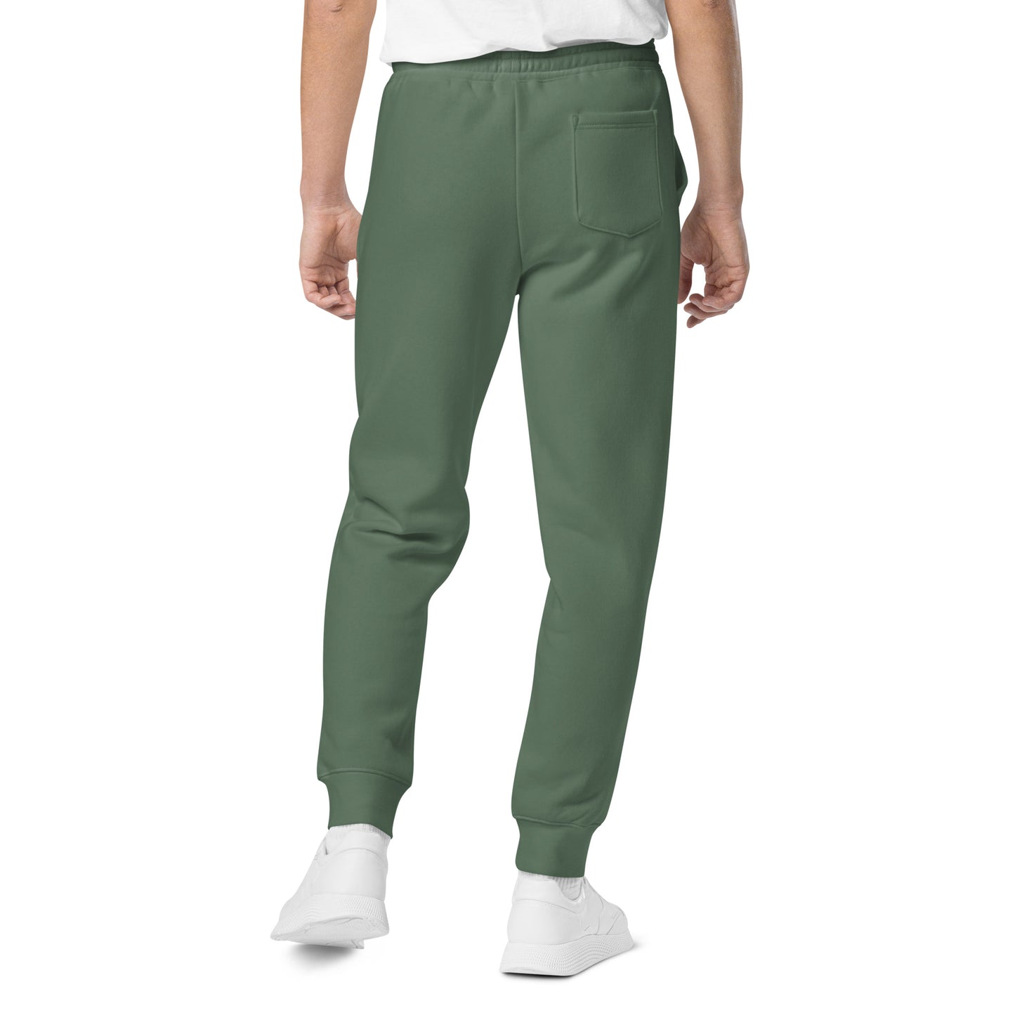 Men's Embroidered Pigment-dyed Joggers