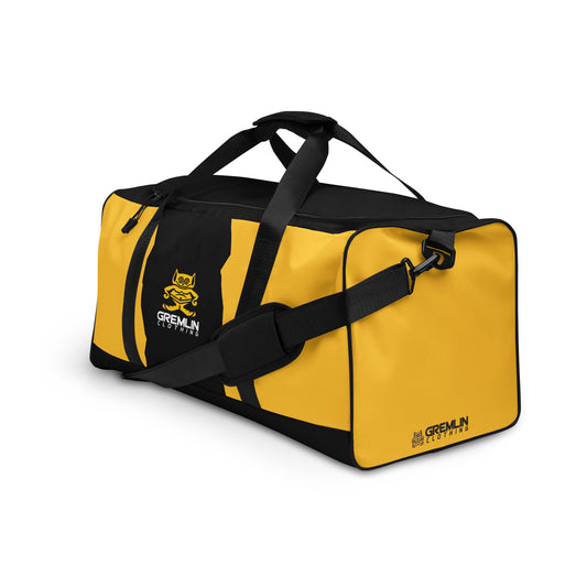 Yellow/Black Duffle Bag